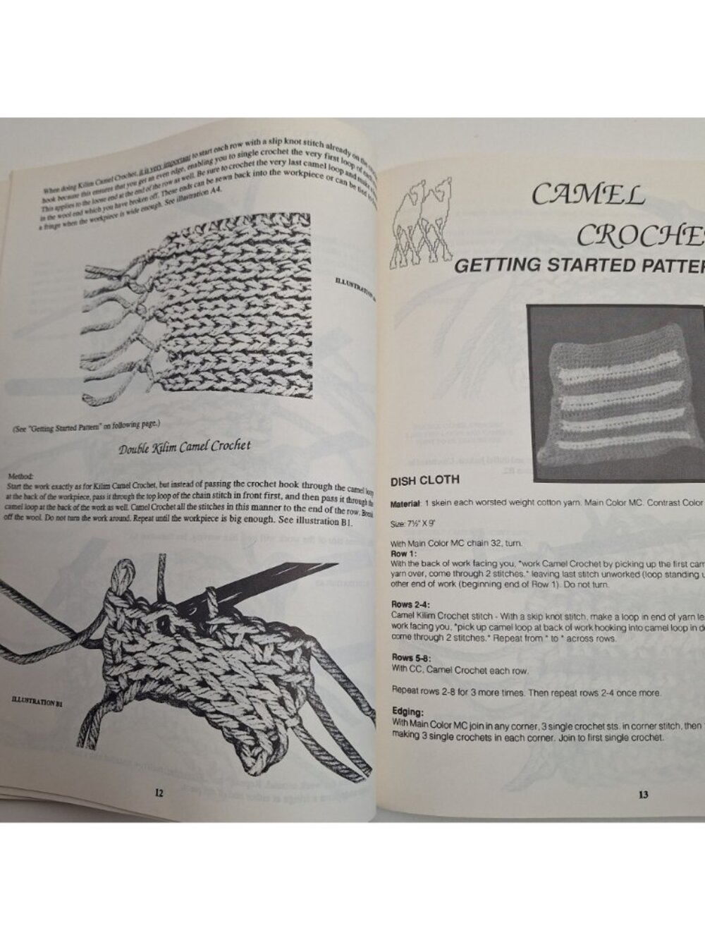 Camel Crochet Instruction & Pattern Afghan 1 2 302 304 Babies 303 Lot - Picture 8 of 8